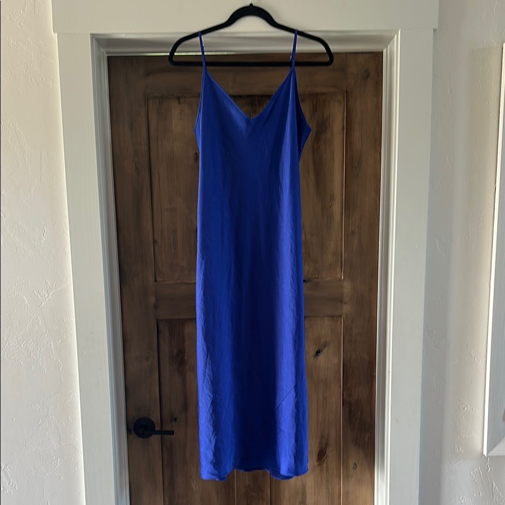 Aritzia Wilfred Blue Slip Dress 💚 - Picture 2 of 10